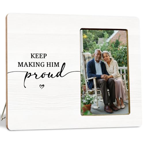 Memorial Gifts Picture Frame for Loss of Mom Grandma, Sympathy Remembrance Gifts Frame for Loss of Mother, Keep Making Her Proud - color: Her