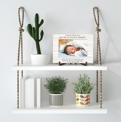 Miscarriage Picture Frame, Sweet Little One You Are So Loved So Missed - Wooden Tabletop Photo Frame With Stand, Miscarriage Gift For Mother, Loss Of Baby Sympathy Gifts For Parents, A17 - style: Sweet Little One