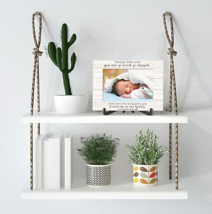 Miscarriage Picture Frame, Sweet Little One You Are So Loved So Missed - Wooden Tabletop Photo Frame With Stand, Miscarriage Gift For Mother, Loss Of Baby Sympathy Gifts For Parents, A17 - style: Sweet Little One