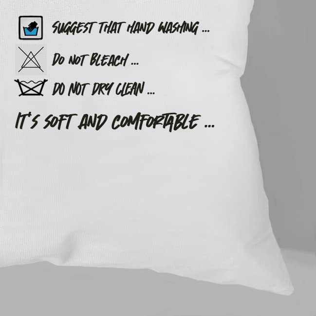 Znzd Because Someone We Love is in Heaven There's A Little Bit of Heaven in Our Home Pillow Case,Decorate Home Living Room Bedroom,Sympathy Bereavement Gifts,18x18 Inch Throw Pillow Covers - size: 18" x 18" (Pack of 1)