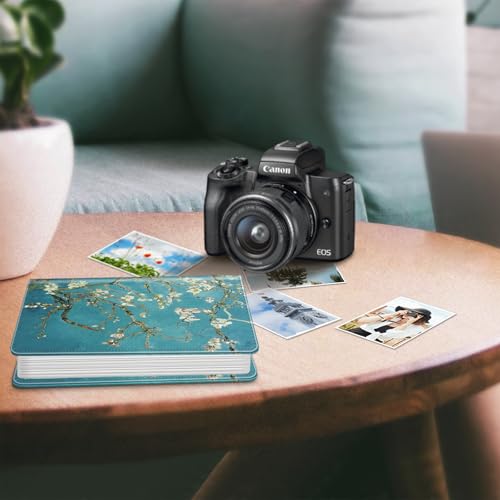 Fintie Photo Album 4x6 Photos - 112 Pockets Wallet Albums Memory Book | Vegan Leather Cover, 4X6 Picture Keepsakes, Family/Wedding/Travel Memory Book, Baby/Kids/Boys/Girls Gift, Blossom - color: blossom