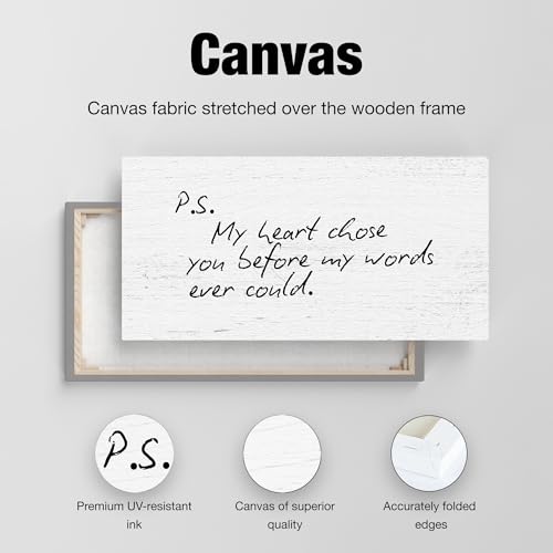 AWESOMETIK Custom Handwriting Sign Canvas Print for Loved One Writing Personalized Handwriting Gifts Handwritten Keepsake Notes into Wood Sign Hand Writing Memorial