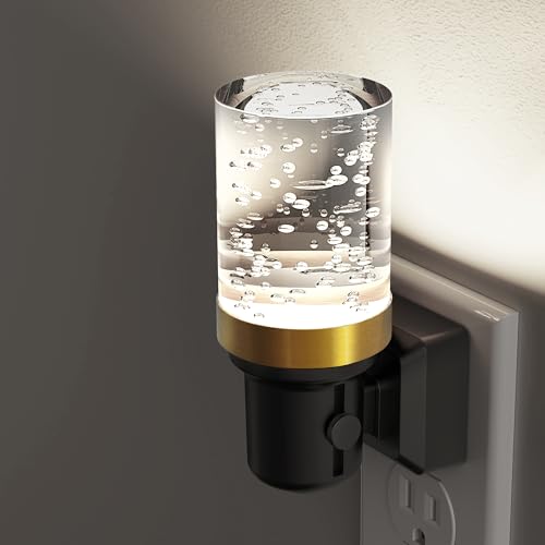 L LOHAS LED Night Light, Dimmable Night Lights Plug into Wall - color: Bubble-5000K, size: 1 Pack
