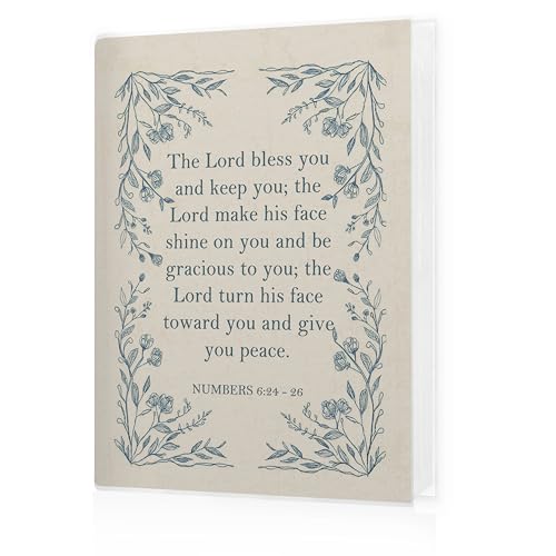 Christian Photo Album 4x6, Christian Gifts for Women, Numbers 6:24-26 Bible Verse 18 Pockets Small Picture Memory Photo Album for Family Anniversary Travel Vacation - color: Bible Peace