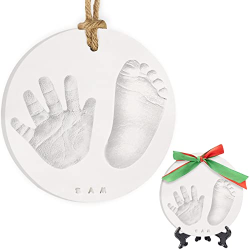 Baby Handprint Footprint Ornament Keepsake Kit (Precious, Multi-colored) - color: Precious, Multi-Colored