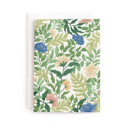Minted | Blank Greeting Card, 5x7 w/Envelope | Floral Garden - color: Floral Garden