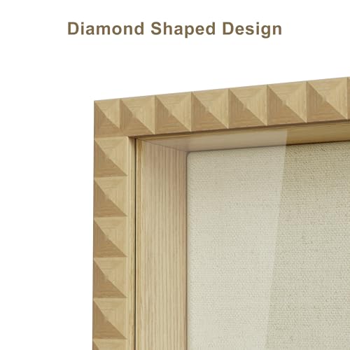 SZQINJI Shadow Box Frame 13x16 Deep Large Memory Box Display Cases, Natural - color: Natural, size: 13x16