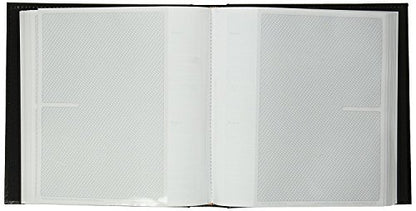 Pioneer Photo Albums DA-200SF/BLK 200 Pocket Sewn Leatherette Frame Cover Photo Album, 4 by 6-Inch, Black - size: 9.5inchesx9.25inchesx2inches