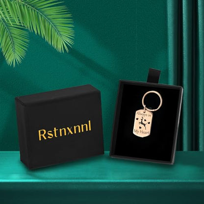 Cremation Jewelry Urn Keychain for Ashes for Women Men Memorial Keepsake Pendant - color: Rosegold