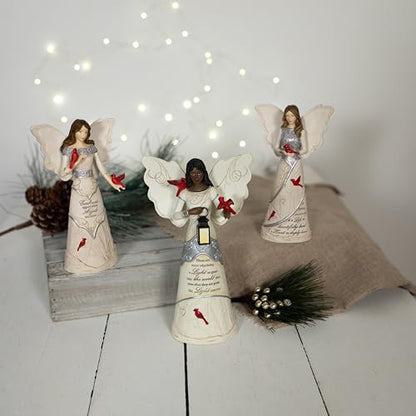 Pavilion Gift Company - in Loving Memory - 7.5" Angel Figurine in Memory Loss Bereavement Funeral Condolence Grief Cardinal Present