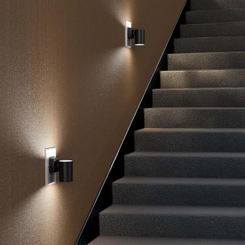 Night Lights Plug into Wall: ETL Certified Cool White 5700K Dusk to Dawn Sensor Dimmable LED Plug in Night Light for Hallway Bedroom Stairway Wall Socket - Modern Night Light(2 Pack) - color: 5700K