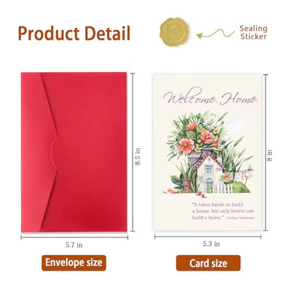 ICOOLYI Thoughtful Housewarming Gifts for Women – New Home Gift Ideas, Housewarming Cards & Gifts, Perfect New Home Card and House Warming Presents for New Homeowners - color: WY-272