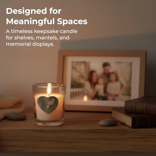 Whitney Howard Designs Angels are Near Memorial Candle - Sympathy Remembrance Gift for Loss of Loved One, Mom, Husband, Grandma - Grief Bereavement Funeral Gift - color: Angels Are Near
