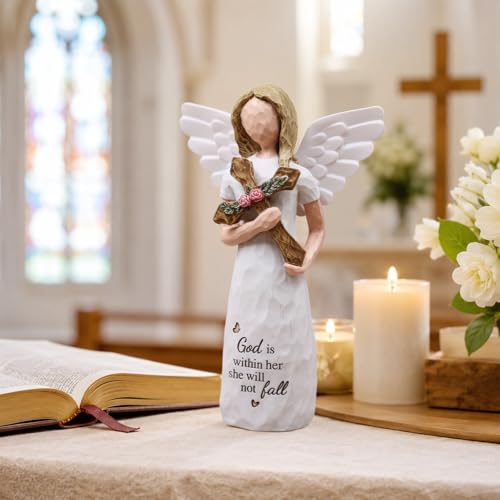 AUKEST Christian Gifts for Women, Religious Gifts for Women Figurines | Inspirational Gifts for Women, Bible Gifts for Women, Christian Mothers Day Gifts, Catholic Gifts, Bible Accessories - style: Christian Gifts
