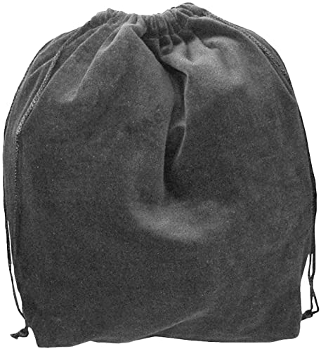 Standard Adult Size Gray Velvet Cremation Urn Bag - Velvet Cotton Bag for Urn - Medium Size 9"L x 6"W x 13"H - Great for Holding a Pet or Human Urn Measuring 11"H or Smaller - color: Gray, size: Standard Adult