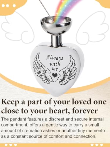 Cosweet Ashes Keepsake Suncatcher, Sympathy Gifts for Loss of Loved One