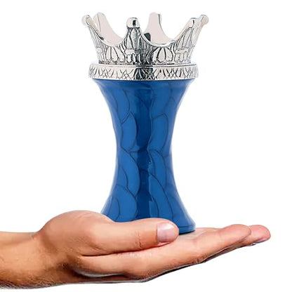 Medium Tealight Blue Enamel/Candle Urn for Human Ash - Glossy Blue Urn for Human Ash - Cremation Urns/Keepsakes for Ashes - Ash Holders - ERN - Earns
