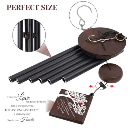 Memorial Wind Chimes for Loss of Loved One, Cardinal Sympathy Gifts - size: Those we love