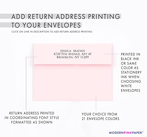 Personalized Funeral Thank You Cards with Envelopes, FLAT Note Cards Floral, Memorial Stationary, Wildflower Notecards, Sympathy Thank You Notes, Stationery, Your Choice of Quantity and Envelope Color
