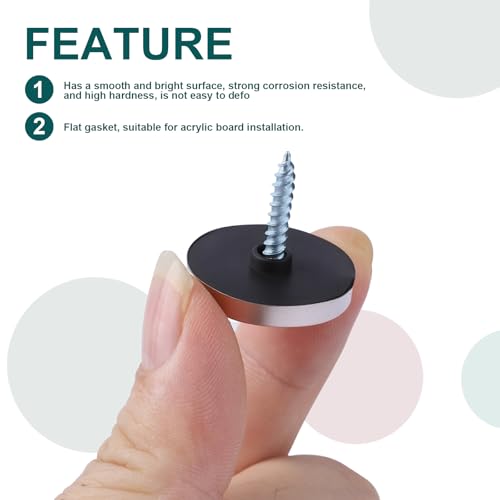 8 Pcs Stainle Steel Screw Cover Caps 25mm | Polished Stainless Steel