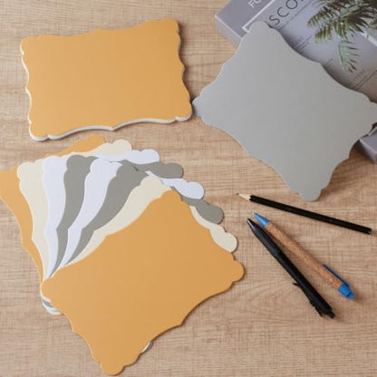 50 Pack Shiny Gold Blank Cardstock Greeting Cards, 5x7IN - color: Gold, size: 5x7IN