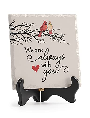 LukieJac Red Cardinal Gifts Cardinal Bird Christmas Decor Bereavement Gifts For Loss Of Mother Father Sympathy Gift Memorial Gifts In Memory Of Grandmother Sorry For Your Loss Condolence Grief Gift - color: We Are Always With You