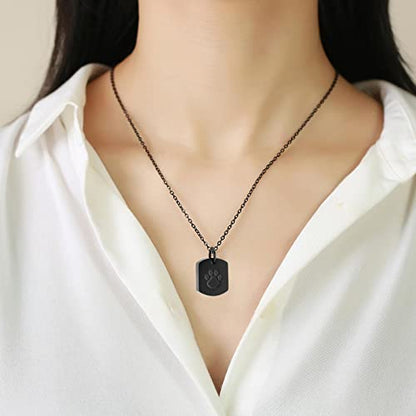 3 Pack Cremation Jewelry Dog Ashes Necklace for Women Men Pet Dog/Cat Urns for Ashes Cremation Jewelry Memorial Locket Gifts for Human