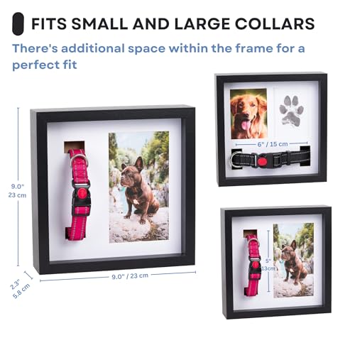 OtterPets Paw Print Kit for Dogs 9x9, 4 customizable displays (Black) - color: Black
