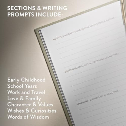 Mom's Story: A Memory and Keepsake Journal for My Family (Heirloom Story Books and Guided Journals)