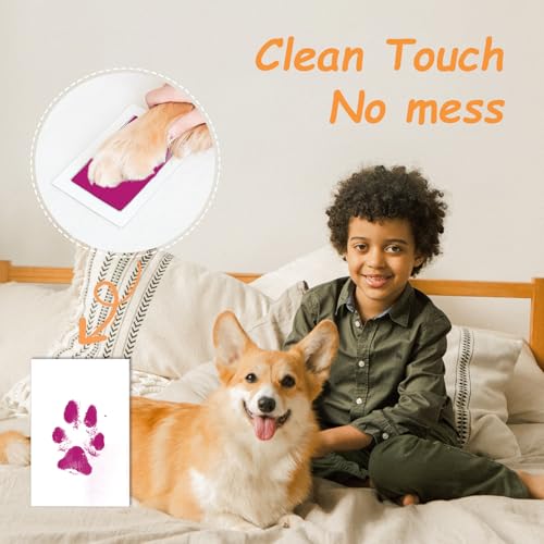DeerZone Inkless Paw Print Kit,Dog Paw Print Kit,Dog Nose Print Kit - color: Colors, size: Small-Medium 4 Pack