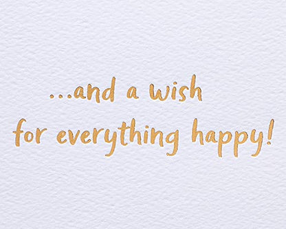 American Greetings Baby Shower Card from Us (Everything Happy) - color: Everything Happy