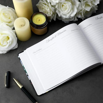 Yingzhao Memorial Funeral Guest Book with Pen 144 Pages Cardinal Funeral Guest Sign in Book for Memorial Service Celebration of Life Party Supplies in Loving Memory(Hummingbird) - style: Hummingbird