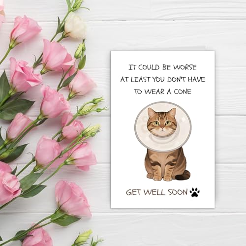 Funny Get Well Soon Cards Gifts For Women Feel Better Thinking of You Humor Speedy Surgery Recovery Him Her Friends Mother - color: HK037