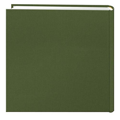 Fabric Frame Cover Photo Album 200 Pockets Hold 4x6 Photos, Herbal Green - color: Herbal Green, size: 4" x 6" (Pack of 1)