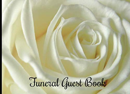 Memorial Guest Book: Registry book for memorial service, Funeral guest books, Condolence book for memorial, Guest book for memorial service ... Remembrance Book, Square Size (8.25 x 6).