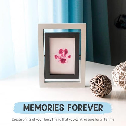 Inkless Paw Print Kit for Dogs | Pet Paw Print Impression Kit | Dog Ink Paw Print Kit | Pet Paw Print Kit | an Easy to Use Paw Print Stamp Pad for Dogs | Contains an Ink Pad for Dog Paw Prints