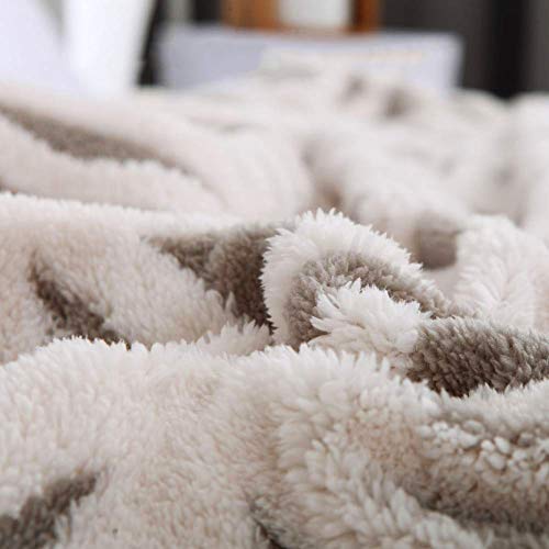 LOMAO Sherpa Fleece Blanket Fuzzy Soft Throw Blanket Dual Sided Blanket for Couch Sofa Bed (Grey, 40"x50") - color: Grey, size: 40"x50"