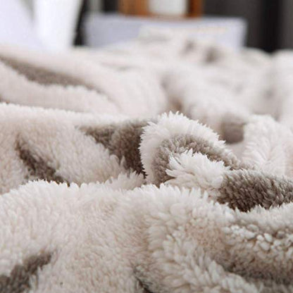 LOMAO Sherpa Fleece Blanket Fuzzy Soft Throw Blanket Dual Sided Blanket for Couch Sofa Bed (Grey, 40"x50") - color: Grey, size: 40"x50"