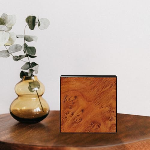 LifeSong Small Wooden Cremation Urn: Cherished Keepsake for Loved Ones - Elegant Memorial Gift & Keepsake Box (Dark Brown) - color: Dark Brown Non Personalized