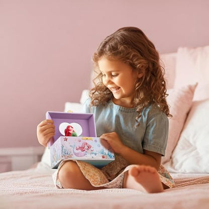 ProCase Musical Mermaid Jewelry Box for Girls, Mermaid (Box with Jewelry) | Kids Small Music Jewellery Boxes with Spinning Doll, Birthday Gift for Little Girl Children Toddler Ages 3 4 5 6 7 8 Year Old - color: Mermaid (Box with Jewelry)
