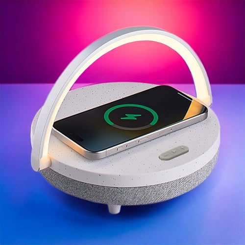BELMAK Bedside Lamp with Wireless Charger, Birthday Gifts for Women | presents for wife, gift daughter, mom, sister, girlfriend, grandma, her, unique ideas for teen, college girl, young, adult