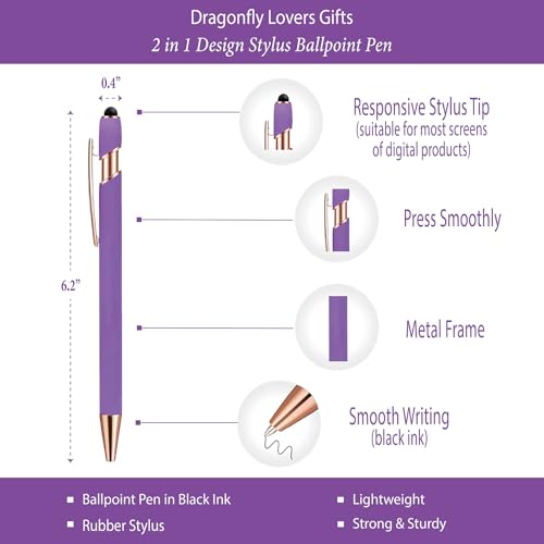 Dragonfly Gifts Women, Inspirational Encouragement Dragonfly Gift Ideas | Hardcover Notebook Gold Foil 200 Pages A5 Lined, Dragonfly Themed Gift for Dragonfly Lover Friend Birthday Holiday Christmas - color: Purple