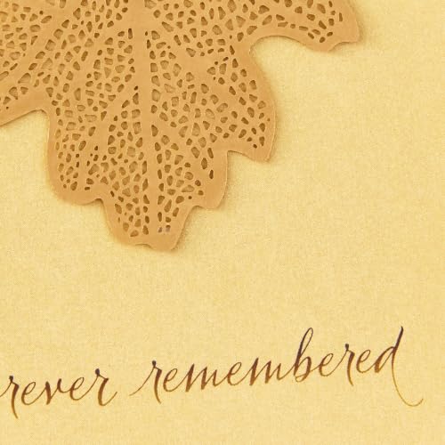 Hallmark Signature Sympathy Card (Forever Remembered) - color: White