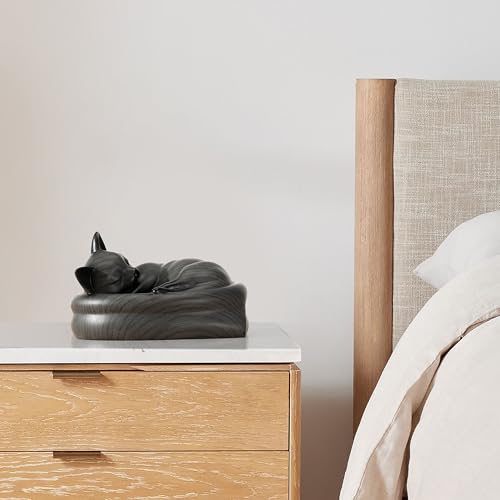 Cat Urn Small Pet Urn for Cat Ashes - Stylish Cat Urns for Ashes, Premium Quality Pet Urns for Cats(Gary) - color: Gary