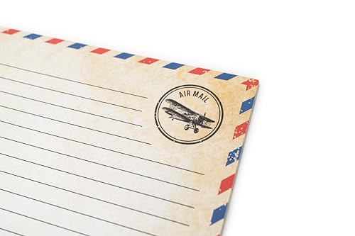 Airmail Letter Set - Make Long Distance Messages Feel More Meaningful - color: 60 PACK AIRMAIL