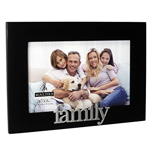 Malden International Designs Family Expressions Picture Frame, 4x6, Black - style: Family