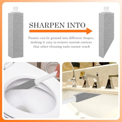 6Pcs Toilet Cleaning Pumice, Cleaning Pumice with Handle