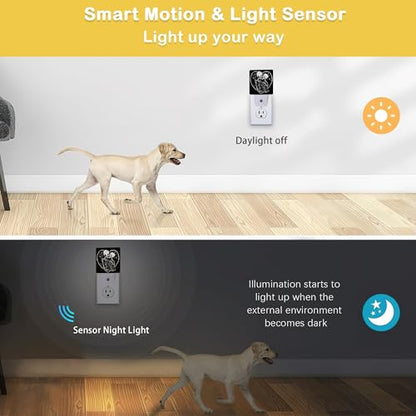Skull Skeleton Love Night Light,Plug in Night Light, Dusk to Dawn Sensor Nightlights for Stairway/Hallway/Kitchen/Bedroom/Bathroom 0.5W - color: Skull Skeleton Love