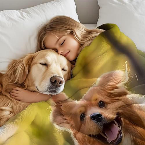 Ship Next Day, Customized Pet Memorial Gifts, Custom Dog Blanket with Picture Name, Personalized Pet Memorial Photo Blanket, Loss of Pet Sympathy Gift, Dog Passing Away Bereavement Gifts - color: Dog Blanket 07