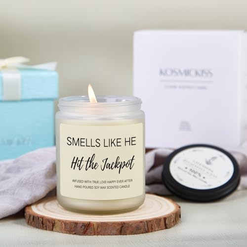Wedding Gifts for the Bride, 9 OZ Soy Wax Candle Bride Gifts - color: Brides Gifts